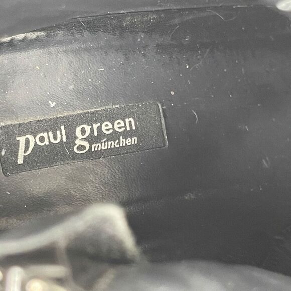 Paul Green Muncher Womens Aubrey Leather Side Zip Ankle Booties Black Size 7 UK - Picture 10 of 10